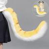 2Pcs Tigers Cats Wolf Foxes Tail Ears Headband Set Halloween Christmas Fancy-Party Costume Toy for Woman Men Cosplay