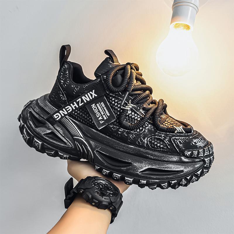 Casual Sneaker Platform Sports Shoes Non-Slip Wear-resistant Men's Sneakers Ventilate Apring and Autumn Soft and Comfortable