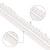 Metal Craft Ruler Paper Tearing Ruler for Embossing Scrapbooking Jagged Edged Ruler for Card Making School Craft Project