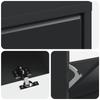 Shoe Cabinet BREDA 78 X 24 X 103 Cm Engineered Wood Black