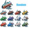 10Pcs Mini Alloy Car Model Set With Storage Box Diecast Cars Toys For Boys Sliding Inertia Vehicle Children Toy Kit Gifts