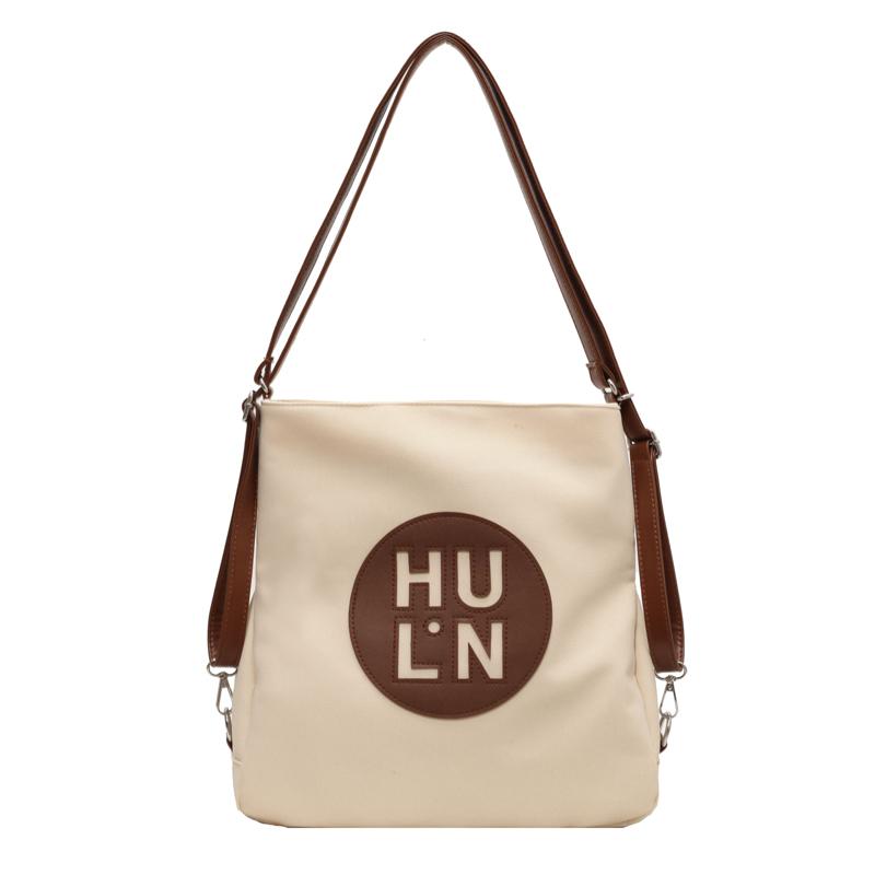 Dámská plátěná taška Velkokapacitní taška přes rameno Nákupní taška přes rameno