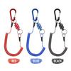 Tool Lanyard Bungee Cords with Carabiner Clips Strong Magnetic Net Release for Fly Fishing with Quic