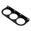 7.44 *3*0.66Inch Gauge Mount Holder 3-Hole Dashboard Meter Metal Holder Turbocharger Gauge