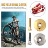 28.6mm Bicycle Headset Fork Tube Cap Steerer Plug MTB Fork Road Bicycle Part CNC Cycling Stem Top Bowl Cover with Screw