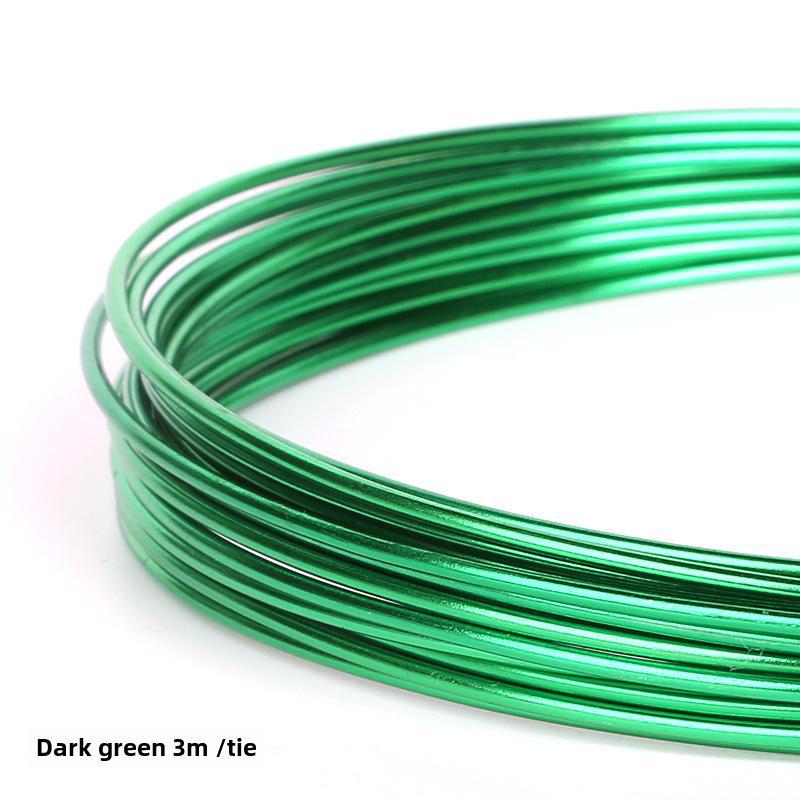 Colored Oxidized Aluminum Wire (1mm-2.5mm) for DIY Crafts & Bicycle Ornaments