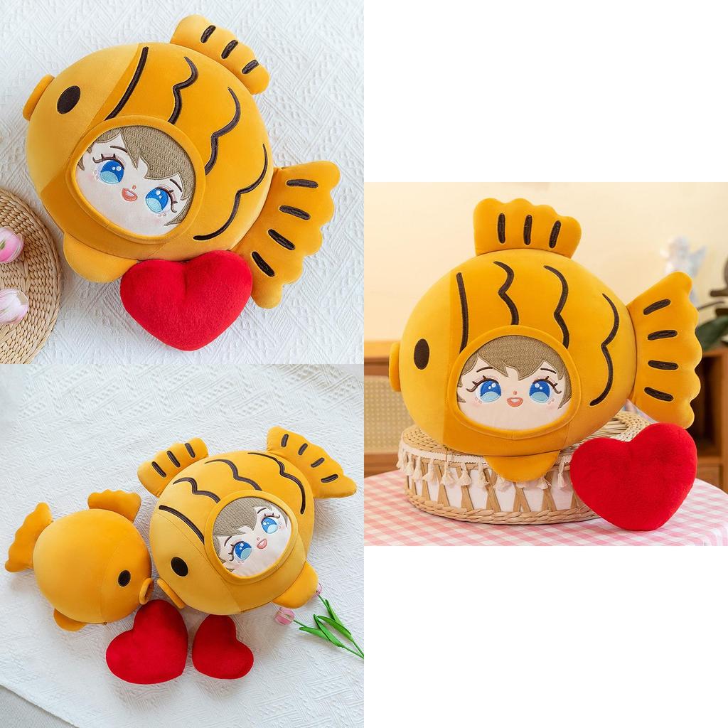Adorable Fish Shaped Plush Pillow Soft Down Cotton Cute Gift For Girls Birthday