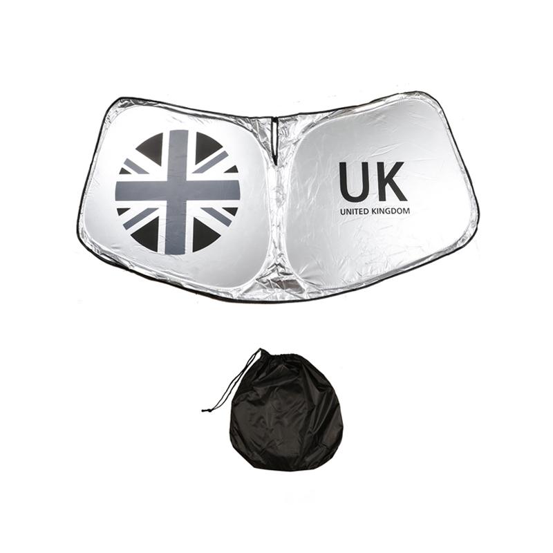 

Folding Car Window Sunshade Cover Sun Shade UK Flag For Mini Countryman U25 F65 F66 F67 Cooper S E SE J01 EV Styling Accessories сірий колір