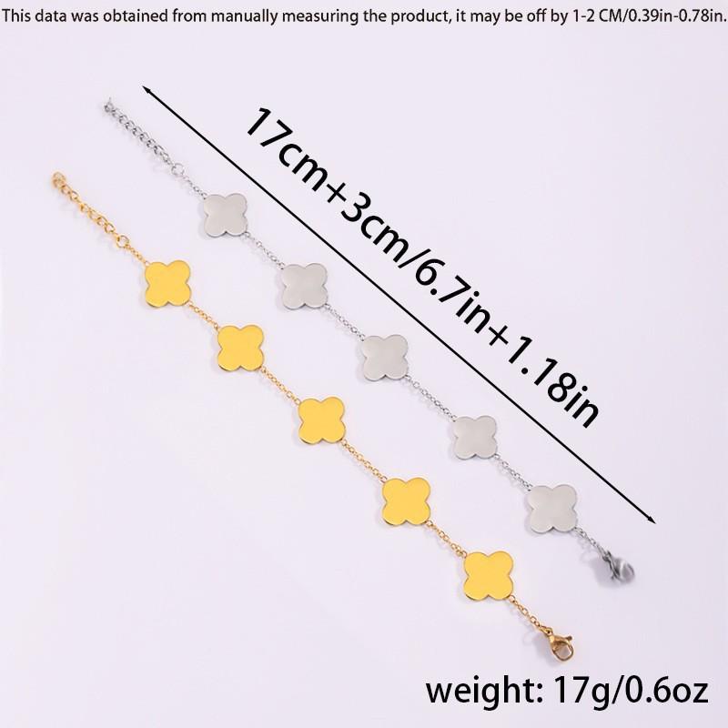 Korean Fashion Titanium Steel Diamond Inlaid Women's Luxury Bracelet