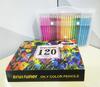 Brutfuner 48/72/120/160 Colors High Quality Oily Colored Pencils Set Oil HB Drawing For School Student Gifts Art Supplies