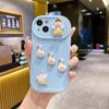 Wavy Push Windows Suitable for Apple 15 Sliding Windows DIY Duck Soft Shell IPhoneX/16 14 Soft Shell Mobile Phone Case