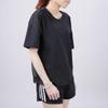 adidas Sports Lifestyle Serie Einfarbig Schlicht Rundhals Bequemes Kurzarm T-Shirt Damen T-Shirts Schwarz CG2082