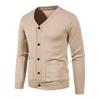 Frühling und Herbst Strickwaren Herren koreanischen Stil Mode lässig All-Match-Außenpullover Mantel Herren dünne Jacke