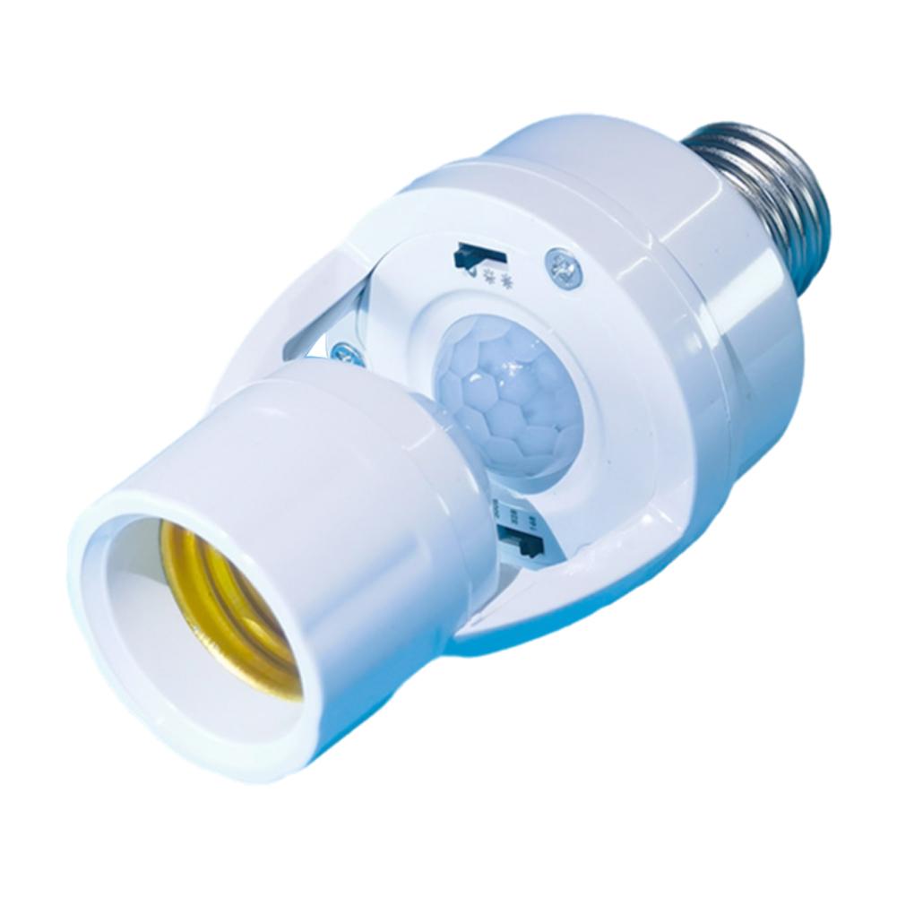 

360 Degrees Human Induction Motion Sensor Lamp Socket Base AC85-265V Delay Time Switch E27 Base Holder Socket Adapter