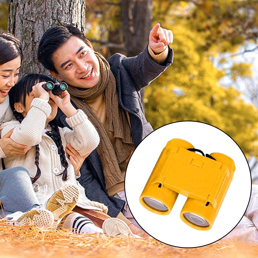 Télescope Jouet 2,5 X 26 Jouets d'Éducation Précoce Jumelles Portables avec Sangle pour Enfants de 6 à 12 Ans