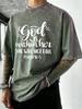 God Is Within Her She Well Not Fall Print Washed TShirt Men Loose Cotton T Shirts Soft ONeck Clothes Beach Vacation Streetwear