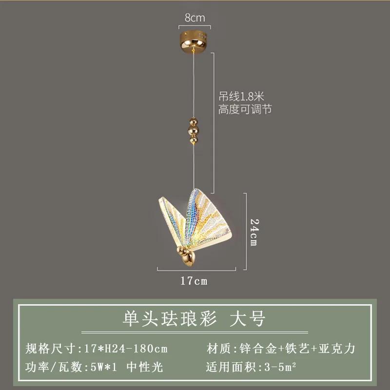 Schmetterling LED Pendelleuchten Hängelampe Innenbeleuchtung für Nachttisch Wohnzimmer Esszimmer Küche pendente iluminação Licht