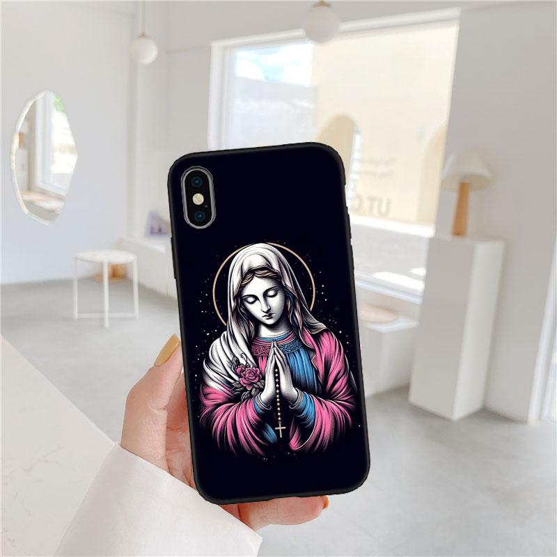 

BF115 Virgen Maria Soft Shell Phone Case for Redmi Note 13 14 Pro+ Plus A3 A3X 13X 13C 13R 14S 14C 14R Redmi Note 13 Pro 5G