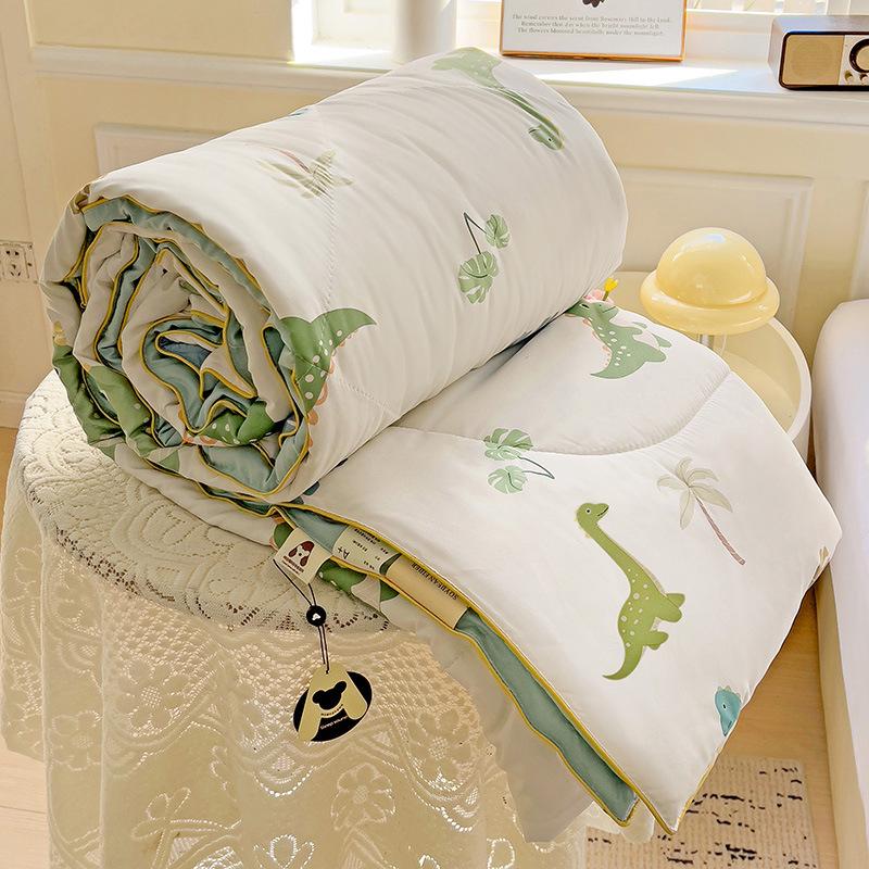New A-Type Summer Cooling Quilt - Lightweight Single & Double for Dorms, Kids & Gifts