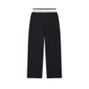 FILA Heritage Classic Simple Stylish Retro Casual Versatile Comfortable Knitted Sports Pants Women bottoms Legendary-Blue F61W618603FNV