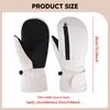 Winter Ski Mittens Adults Snow Mitts for Men Women Warm and Thick Gloves Snowboard