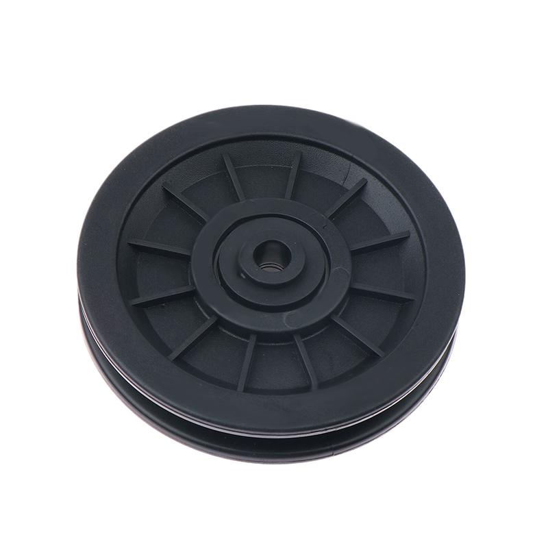 Fitness Equipment Parts Pulley Wheel Round Black Wheel Cable Gym Fitness Equipment Part Exercise Machine Part Accessory