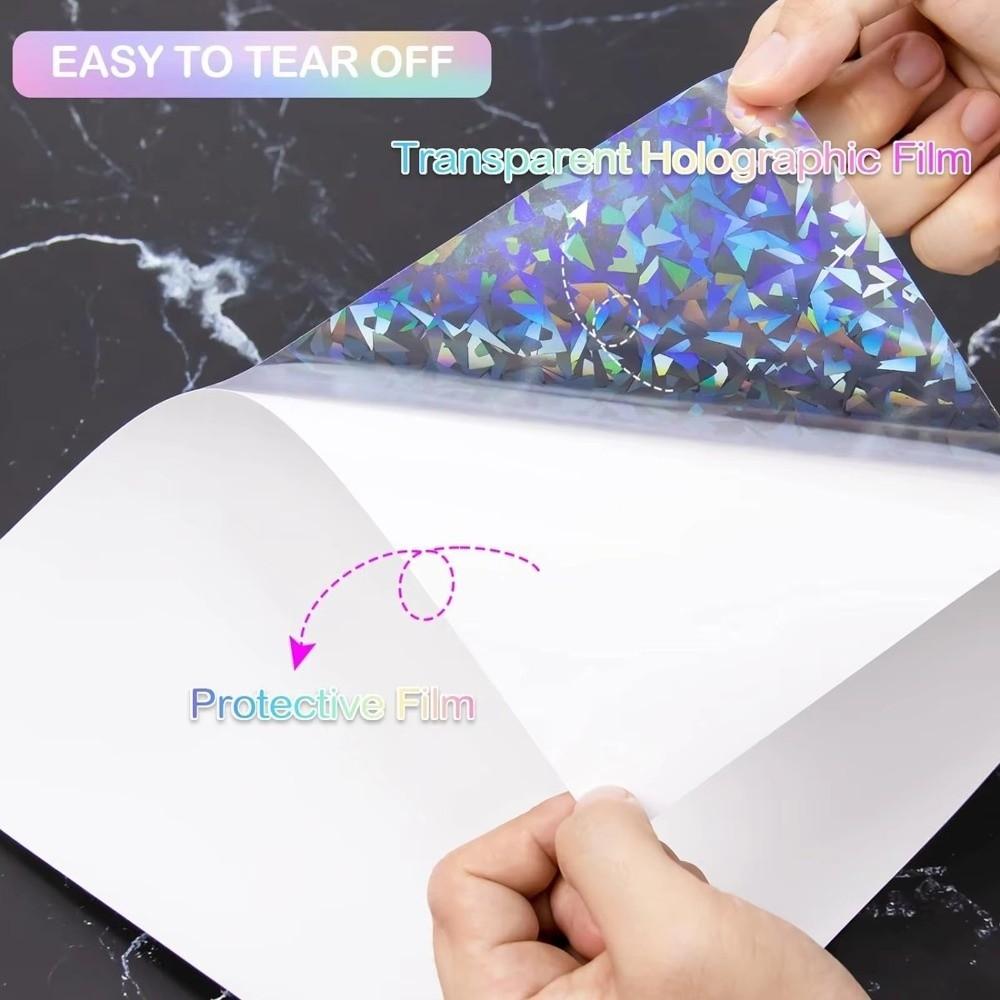 5Pcs A4 Laminating Sheets Waterproof Cold Lamination Film New Overlay Film  Sticker Making