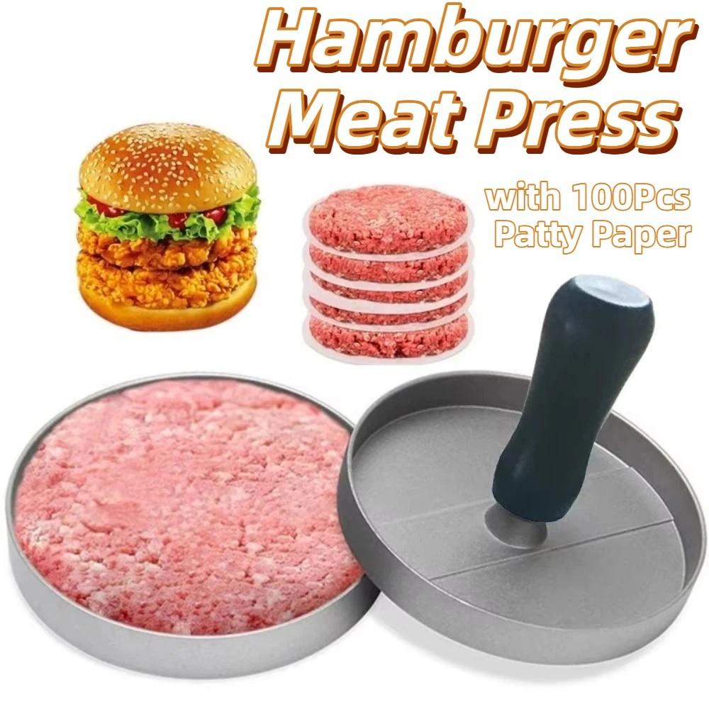 Non-Stick Hamburger Meat Press Aluminum Meat Press Patty Maker Burger Maker  Veggie Burgers