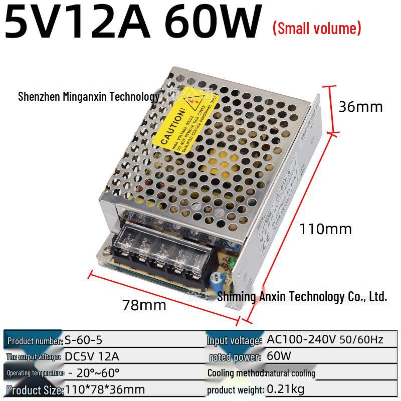 220V to Multi-Voltage Switching Power Supply for LED Strips and Monitors (5V, 12V, 24V, 36V, 48V; 5A-30A)