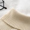 Elegant Knitted Winter Scarf Casual Office Neckerchief Travel Friendly Scarves for Outdoor Use