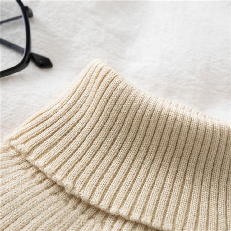 Elegant Knitted Winter Scarf Casual Office Neckerchief Travel Friendly Scarves for Outdoor Use