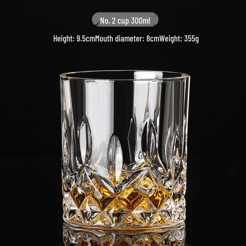 Octagonal KTV Beer Mug - Thickened Creative Crystal Whiskey Glass for Spirits