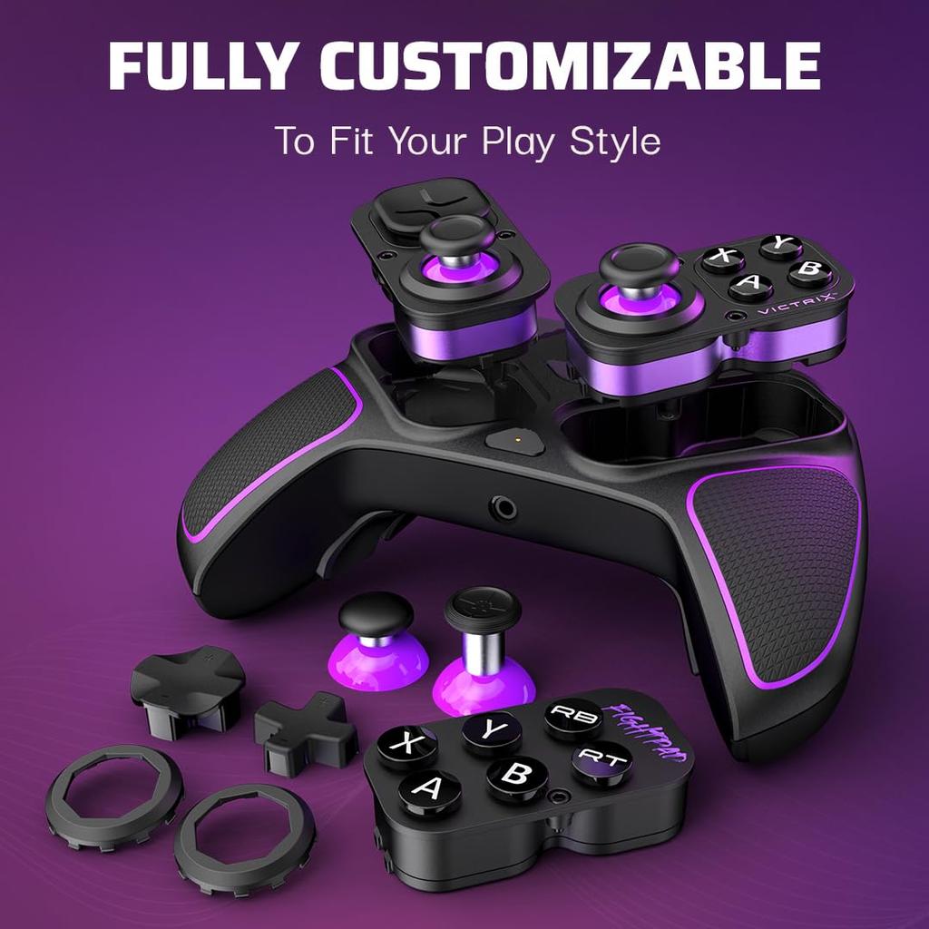 Officially Licensed by PDP by TURTLE BEACH Victrix Pro BFG Wireless Gaming Controller for Xbox Series and Black Xbox XS PC,