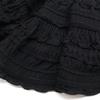 ALAIA [Domestically Authorized] AA9R2187CM626 Crinoline Flare Fine Knit Mini Skater Dress / dress 38 blackUsed