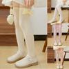 Stylish Girls Socks with Bowknot Detail Soft Cotton Over Knee Length Design Hosiery for Active Toddler 100-140cm