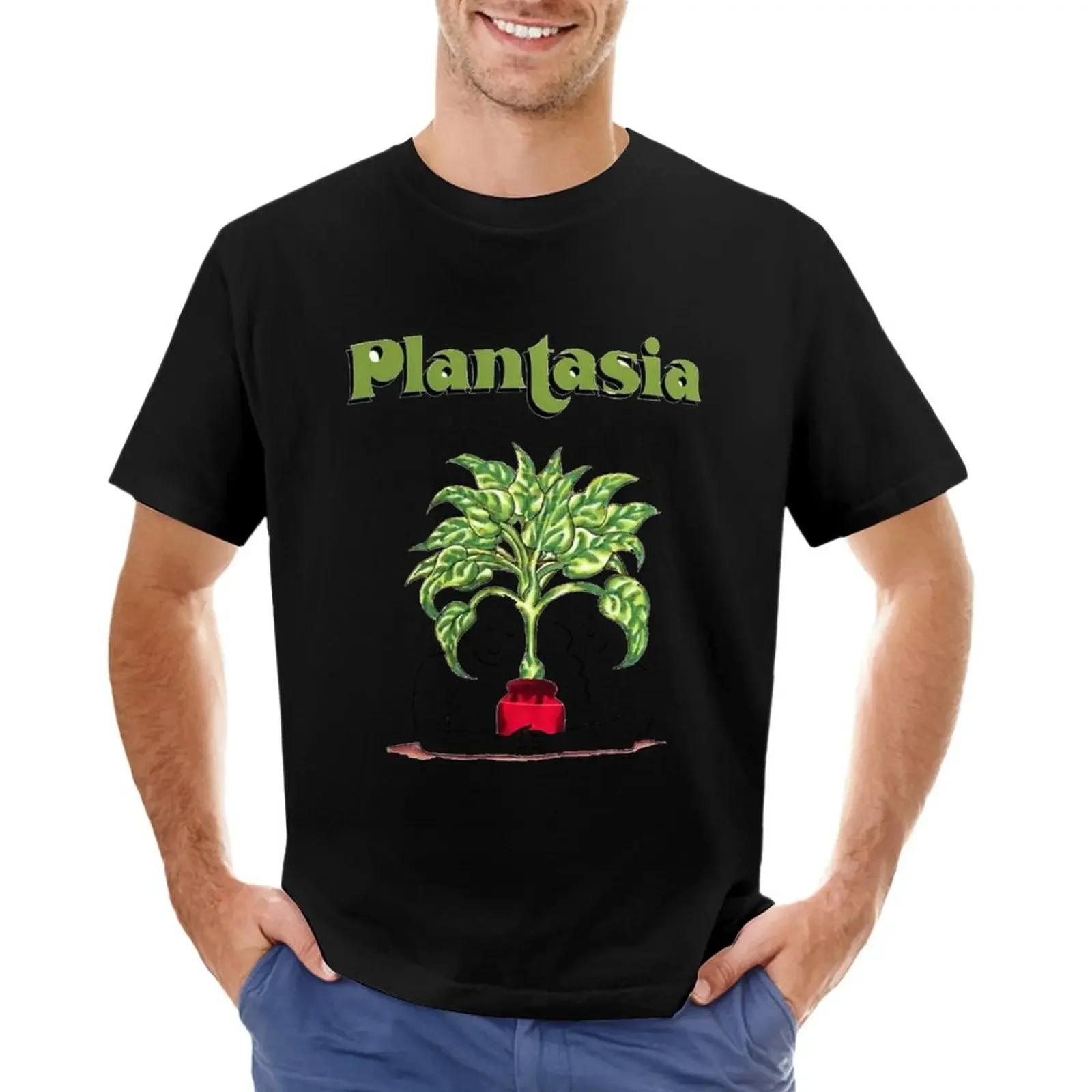 

Plantasia TShirt korean fashion sweat heavyweights mens t shirt graphic 4XL