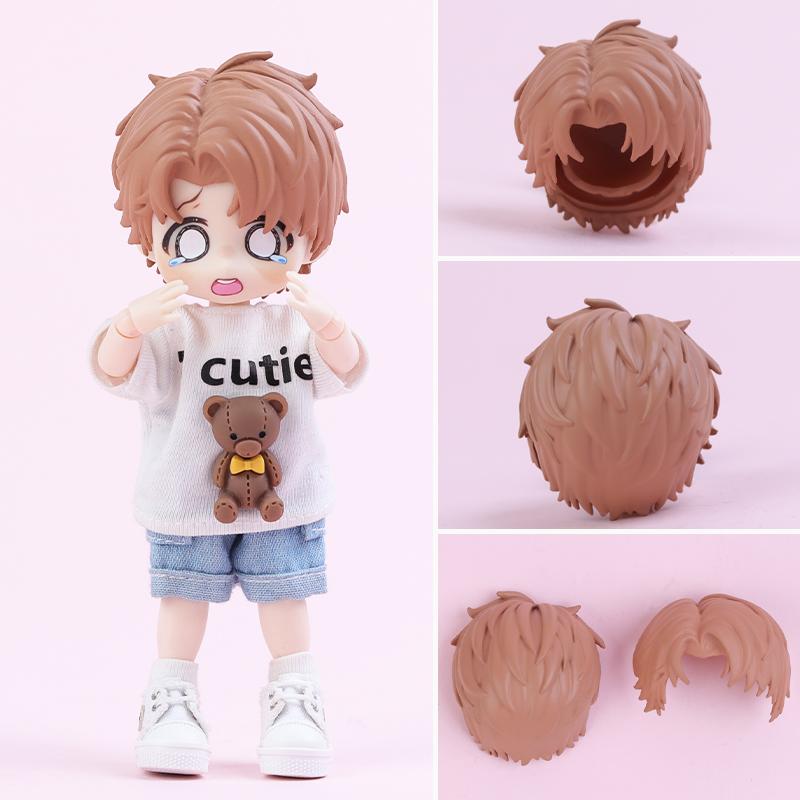 OB11 Nuovo Stile Testa di Ricambio Stile Coreano Plastica Capelli di Ricambio Bambola Capelli Testa Stampo Accessori Per Obitsu11