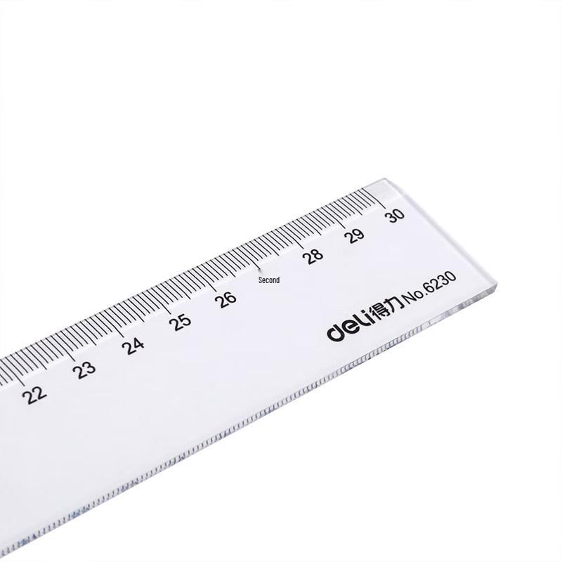 Deli 6230 30cm Plastic Ruler