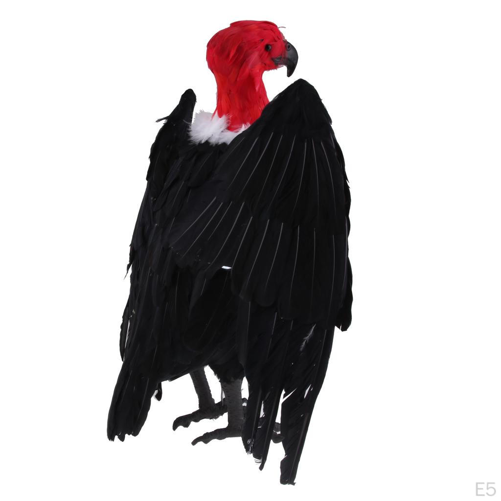 Animals Bird Vulture Model Figurine Statue Scupltue Decor