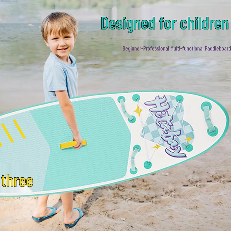 WEZHO Green Inflatable Kids Stand-Up Paddle Board