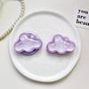 Glitter Solid Color Cloud Small Fresh Mobile Phone Holder Desktop Airbag Retractable Magnetic Paste Wind Female Ring