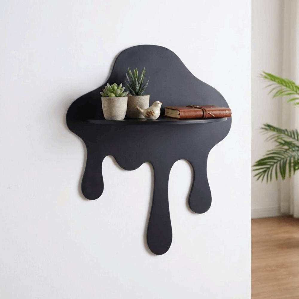 Minimalist Cloud Floating Shelf Wall Mounted Wall-mounted Shelves Wall Display Stand Bedroom