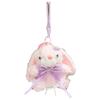 Kawaii Rabbit Plush Keychain Bag Hanging Rabbit Plush Toy Delicate Car Key Ring  Keychain Pendant