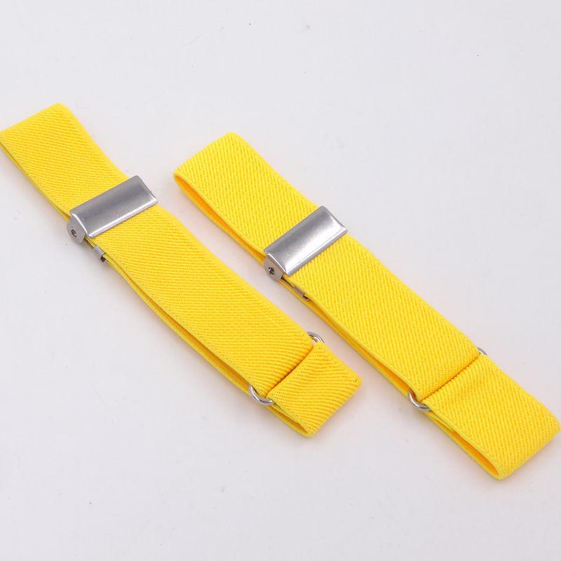 "Women's Shirt Fabric Cuffs and Men's Armbands, 2.5cm Elastic, Versatile Bracelets"