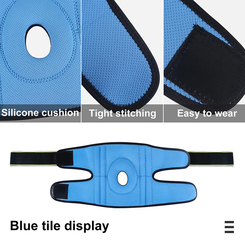 Knee Brace Support Sleeve Adjustable Open Patella Stabilizer Protector Sports Running Knee Wrap Arthritis Meniscus Tear Kneepad