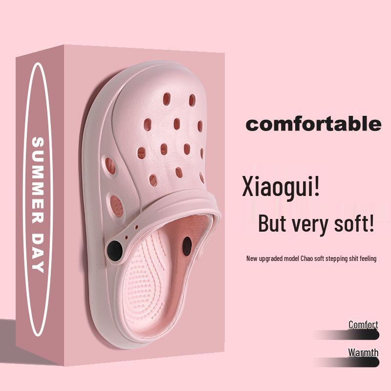 

Унисекс Садовые и Пляжные Нескользящие Сандалии с Открытым Носком - Летняя Уличная Обувь на Толстой Подошве 36-37 (Runs Small)