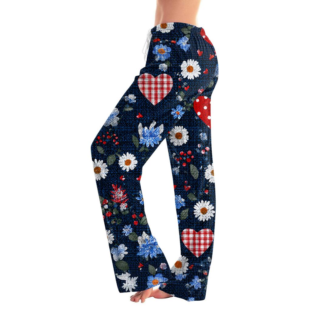 Women's Fashion Loose Casual Printed Casual Pants