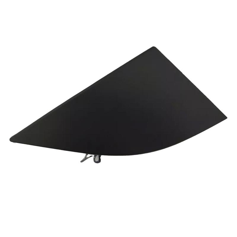 Car Repair Front Left Mirror Trim Triangle Trim Black Non-deformation Replacement tallation Easy tallation