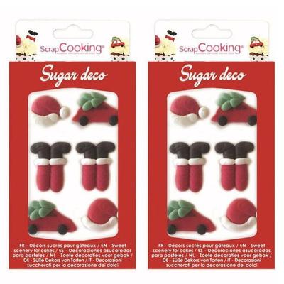 12 Sweet Santa Decorations