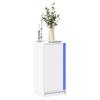 Vidaxl Armário Com LED, Branco, 42,5X34X85 Cm, Material Derivado de Madeira
